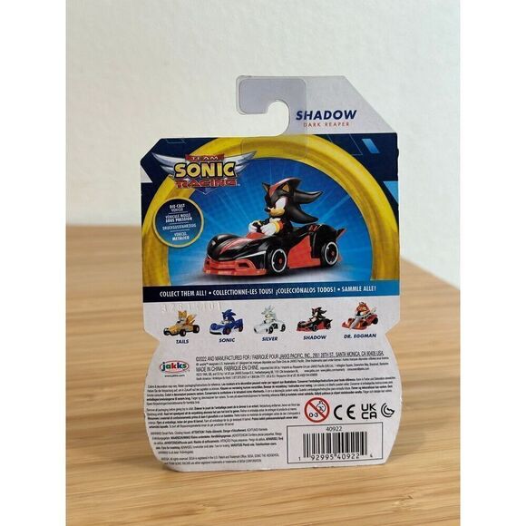 Sonic The Hedgehog Team Racing *SHADOW DARK REAPER* Die-Cast Vehicle - Picture 2 of 5